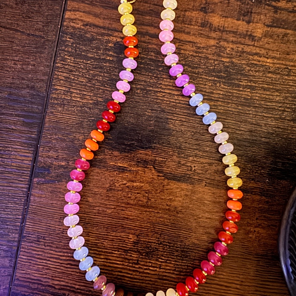 Colorful Beaded Women's Necklace - Multicolor